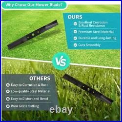 IDEASURE 890172C 72 Finish Mower Blades, High Lift, 3 Pack