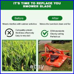 IWIWE 890-172C Finishing Mower Blades Fit for Landpride 890172C FDR1672 FDR25