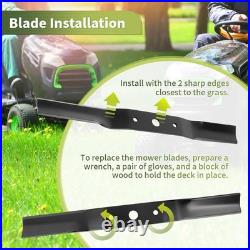 Keycci 890-172C Finishing Mower Blades Compatible with Land Pride FDR1672 FDR257