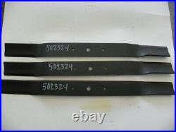 King Kutter 72 Finish Mower Blades Set of 3, Code 502324