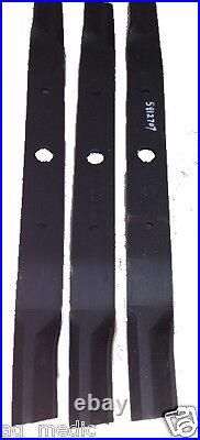 Kioti Sicma WAC Phoenix First Choice 84 Finish Mower Blades, Set of 3, 5812707