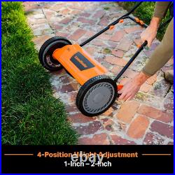 LMRM1602 16-Inch 5-Blade Push Reel Lawn Mower for a Perfect Lawn Finish