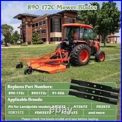 Land Pride 72 Finishing Mower Blades Set of 3