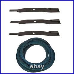Land Pride 72 Lawn Mower Blades & Belt Set AT2572 Made With Aramid