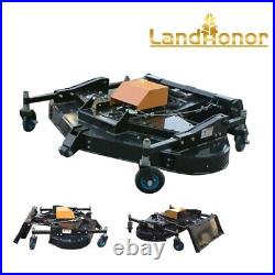 Landhonor 3 Blade 72'' Finish Mower Skid Steer Loader Attachment Hydraulic New
