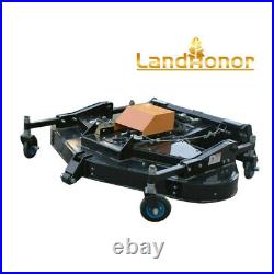 Landhonor 72'' Finish Mower Skid Steer Loader Attachment Hydraulic 3 Blade New