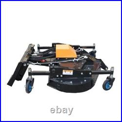 Landhonor 72'' Finish Mower Skid Steer Loader Attachment Hydraulic 3 Blade New