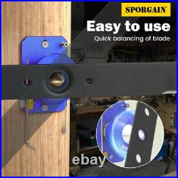 Lawn Mower Blade Sharpener & Balancer, 15°-45° Blue