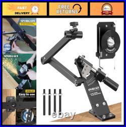 Lawn Mower Blade Sharpener & Balancer Adjustable 15°-45° for Precision Cutting
