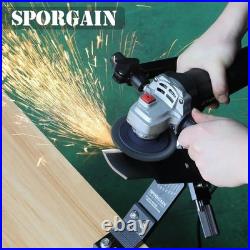 Lawn Mower Blade Sharpener & Balancer Adjustable 15°-45° for Precision Cutting