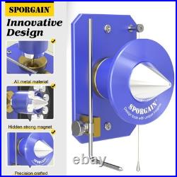 Lawn Mower Blade Sharpener & Balancer Tool Adjustable 15°-45° High Precision