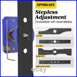 Lawn Mower Blade Sharpener & Balancer Tool Adjustable 15°-45° High Precision