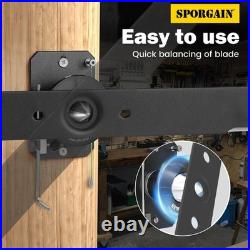 Lawn Mower Blade Sharpener & Lawn Mower Blade Balancer, 15°-45° Adjust