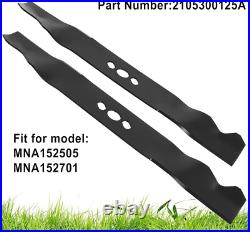 Long Lasting 20-Inch Lawn Mower Blades 2 Pack, Compatible with Hyper Tough