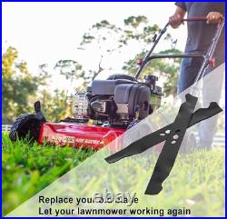 Long Lasting 20-Inch Lawn Mower Blades 2 Pack, Compatible with Hyper Tough