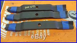 Lot of (9) Finish Mower Blades for 4' Befco Mower, 000-6795 Blade