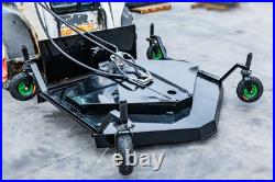 MMS 63'' Finishing Mower Fit BobCat Skid Steer 3 Blades Brush Cutter Attachment