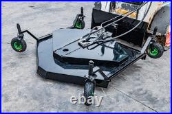 MMS 63'' Finishing Mower Fit BobCat Skid Steer 3 Blades Brush Cutter Attachment