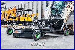 MMS 63'' Finishing Mower Fit BobCat Skid Steer 3 Blades Brush Cutter Attachment MMS 63'' Finishing Mower Fit BobCat Skid Steer 3 Blades Brush Cutter Attachment