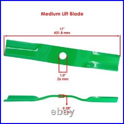 Medium Lift Blades For Land Pride AFM3011 AFM4011 AFM40133 AFM4211 Finish Mower