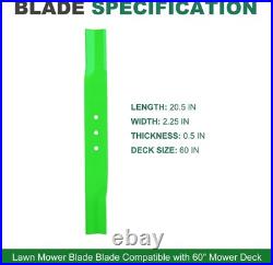 Mower Service Kit Replacement Parts Blades Belts V Belt Drive 60 Inch Finish Cut