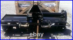 NEW 6, 72 3 pt POINT GARDEN ROTARY TILLER ROTOTILLER tractor fits kioti, holland