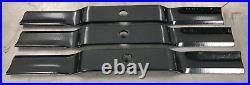 New OEM Tar River Three Blade Set for BFM-105 Finish Mowers KT4000