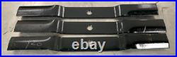 New OEM Tar River Three Blade Set for BFM-105 Finish Mowers KT4000