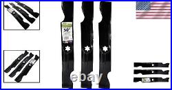 OEM-Compatible 3-Pack Mower Blades for MTD, Cub Cadet & Troy-Bilt Red Finish