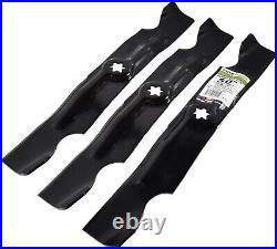 OEM-Compatible 3-Pack Mower Blades for MTD, Cub Cadet & Troy-Bilt Red Finish
