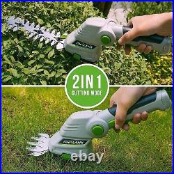 Powerful Grass Shears High-Performance 2-in-1 Handheld Hedge Trimmer