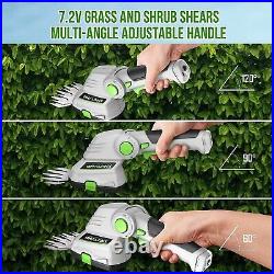 Powerful Grass Shears High-Performance 2-in-1 Handheld Hedge Trimmer