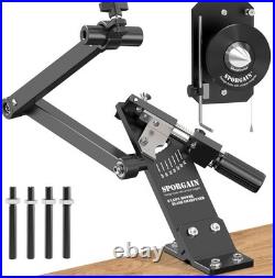 Precision Lawn Mower Blade Sharpener & Balancer 15°-45° Adjustable Tool