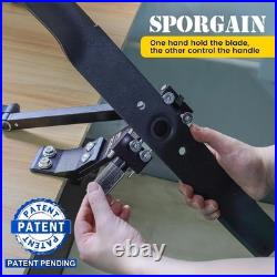 Precision Lawn Mower Blade Sharpener & Balancer 15°-45° Adjustable Tool