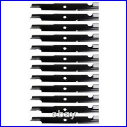 Qty 12 Notched Mower Blade 18 X 5/8 Fits Ferris Replaces 1521227