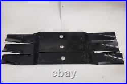 Qty/3 24-3/8 OEM Maschio T14004020 Mower Blades 72 Cut Finish Mower