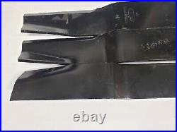 Qty/3 24-3/8 OEM Maschio T14004020 Mower Blades 72 Cut Finish Mower