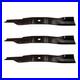 RAParts Three (3) Blades Fits Kubota Mower 54 K5617-34330 ZG23 Z125E Z125S Z