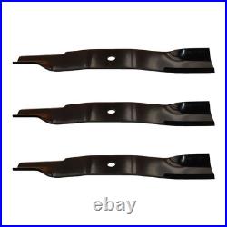 RAParts Three (3) Blades Fits Kubota Mower 54 K5617-34330 ZG23 Z125E Z125S Z