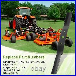 Ranwin 890172C Finishing Mower Blade Compatible with Land Pride 72 Lawn Mowe