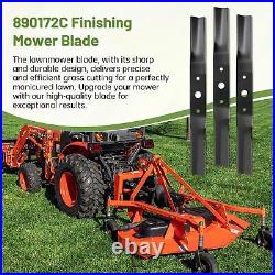 Ranwin 890172C Finishing Mower Blade Compatible with Land Pride 72 Lawn Mowe