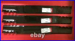 Set/3 Gator blades for Bush Hog ATH720 72 Grooming Finish Mowers replace 88773