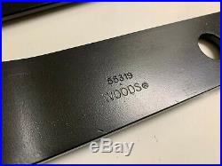 Set/3 Genuine Woods 55319KT 60 grooming finish mower blades RD6000
