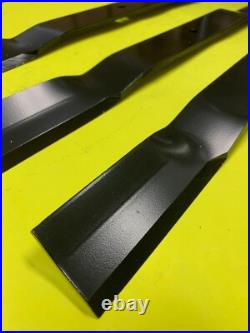 Set/3 aftermarket blades for 6' (72) King Kutter Grooming Finish Mowers 502324