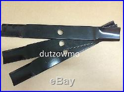 Set 3 blades Woods RD6000 60 finishing grooming mowers s/n 7939324 55319KT