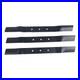 Set/3 blades for Bush Hog RDTH84 & HDTH7 rear mount grooming mower repl 50033779