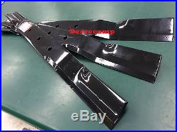 Set/3 new blades for Bush Hog RDTH84 finish/grooming mowers #50033779