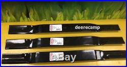 Set/3 replacement blades County Line 60 finishing grooming mowers 502320