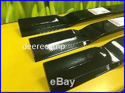 Set/3 replacement blades for County Line 72 finishing grooming mowers 502324