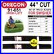 Set of 2 Oregon 91-051 Blades for 44 cut Swisher Tow-Behind Finish-Cut Mowers